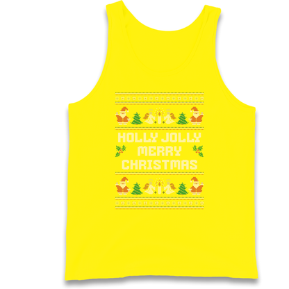 Holly Jolly Merry Christmas Tank Top