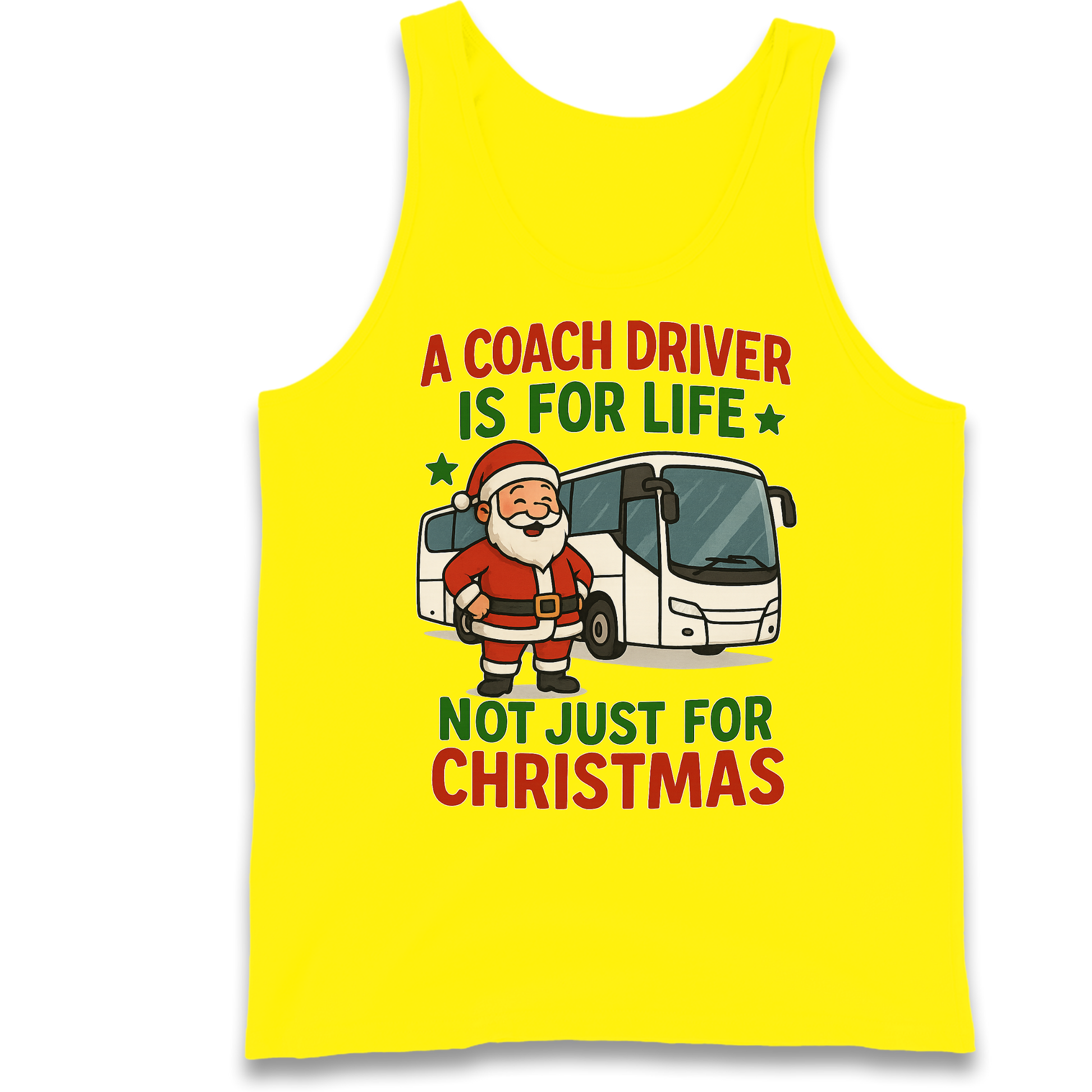 Coach Driver Christmas Tank Top