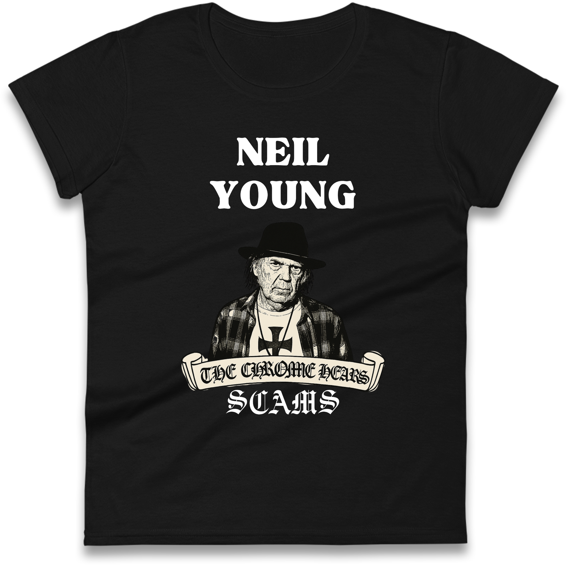 Neil Young Ladies T Shirt