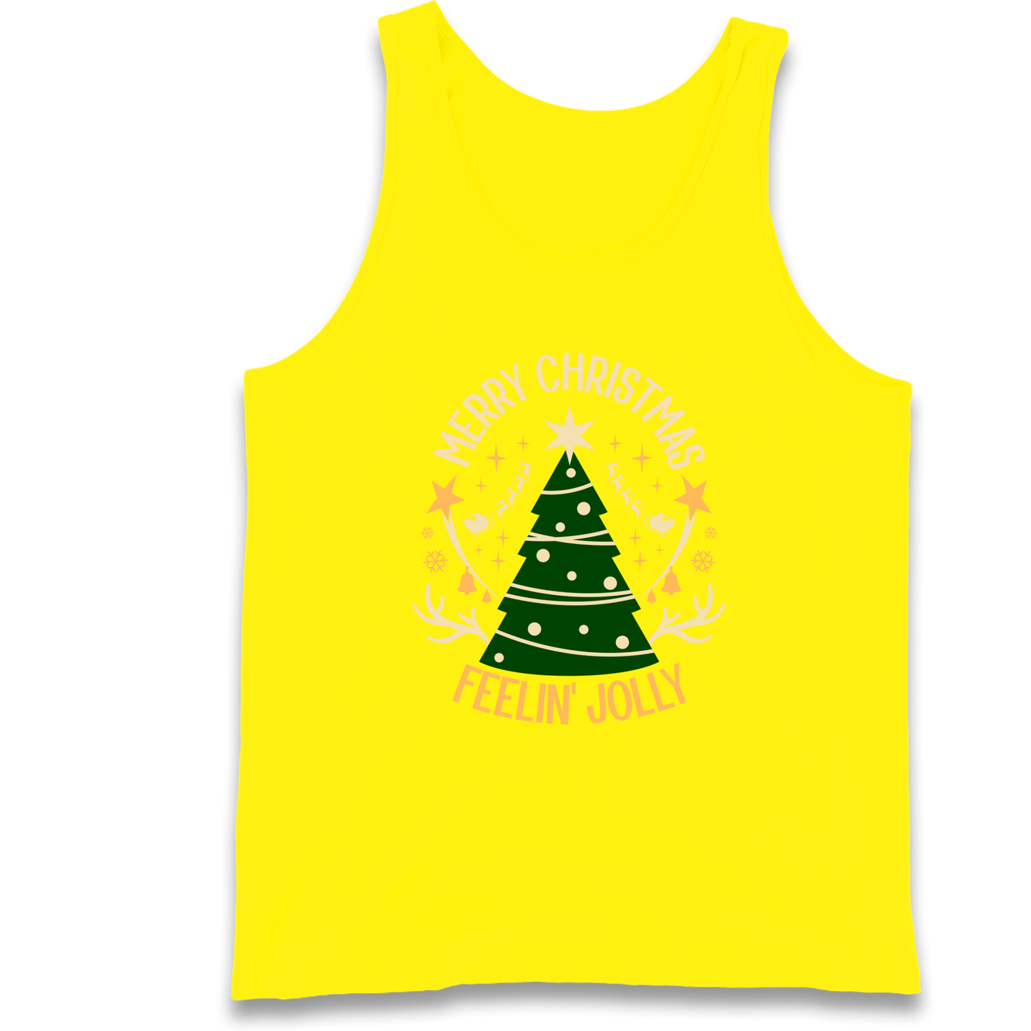 Merry Christmas Feeling Jolly Christmas Tank Top