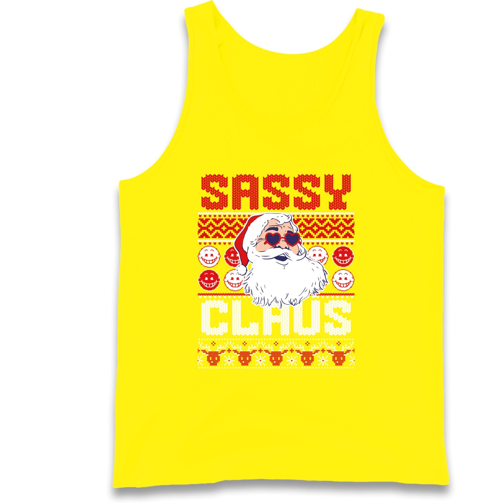 Sassy Claus Santa Christmas Tank Top