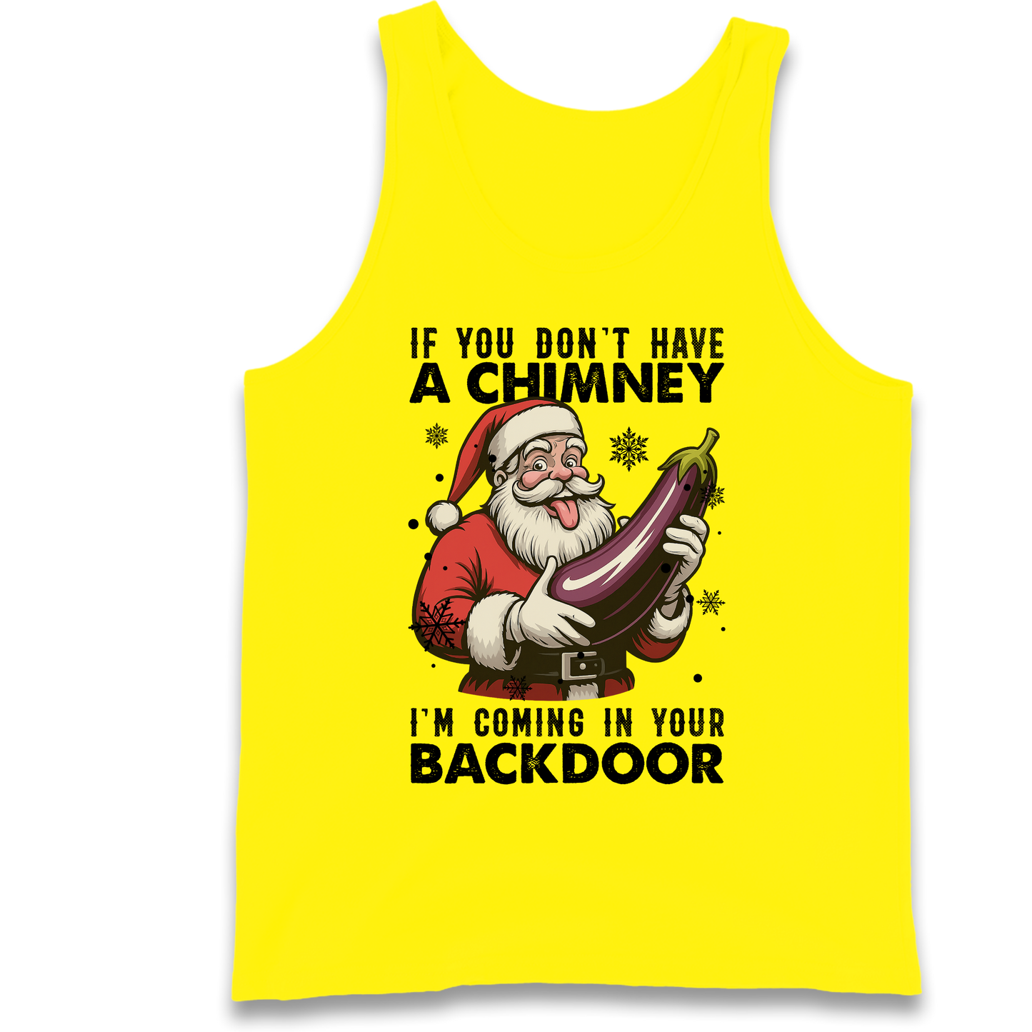 Santa Back Door Tank-Top