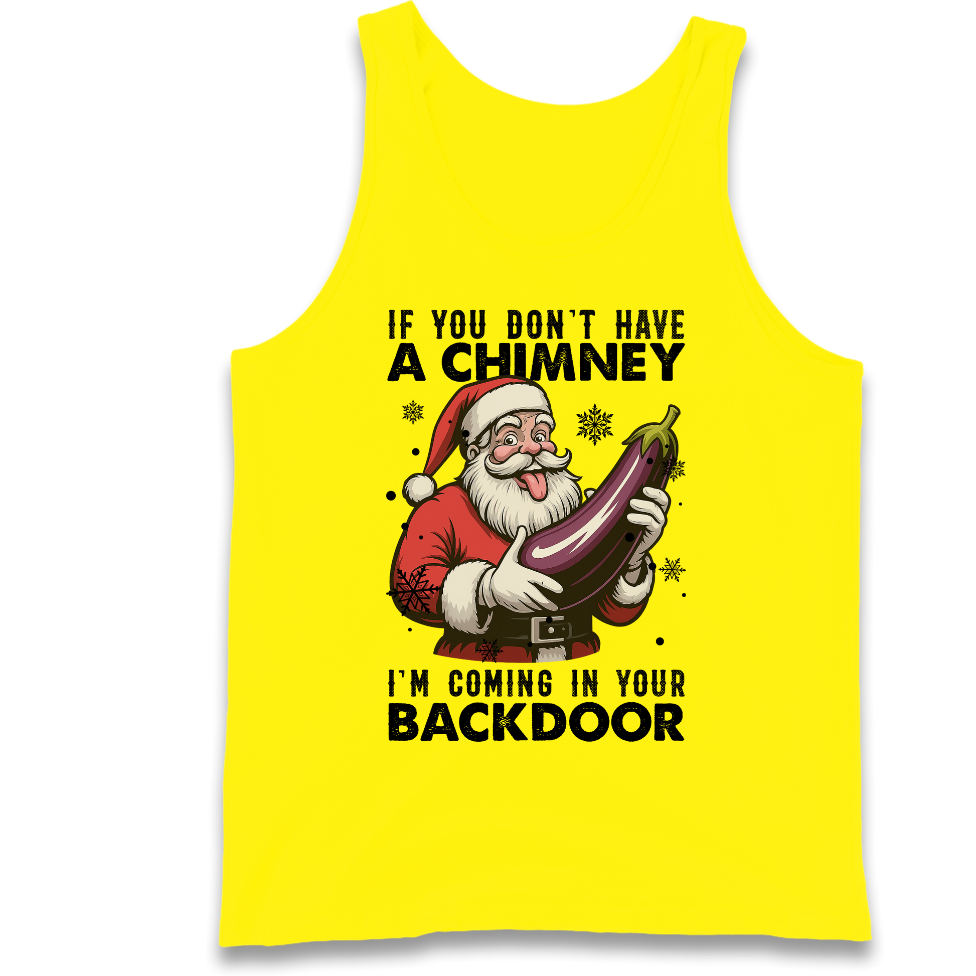 Santa Back Door Tank-Top