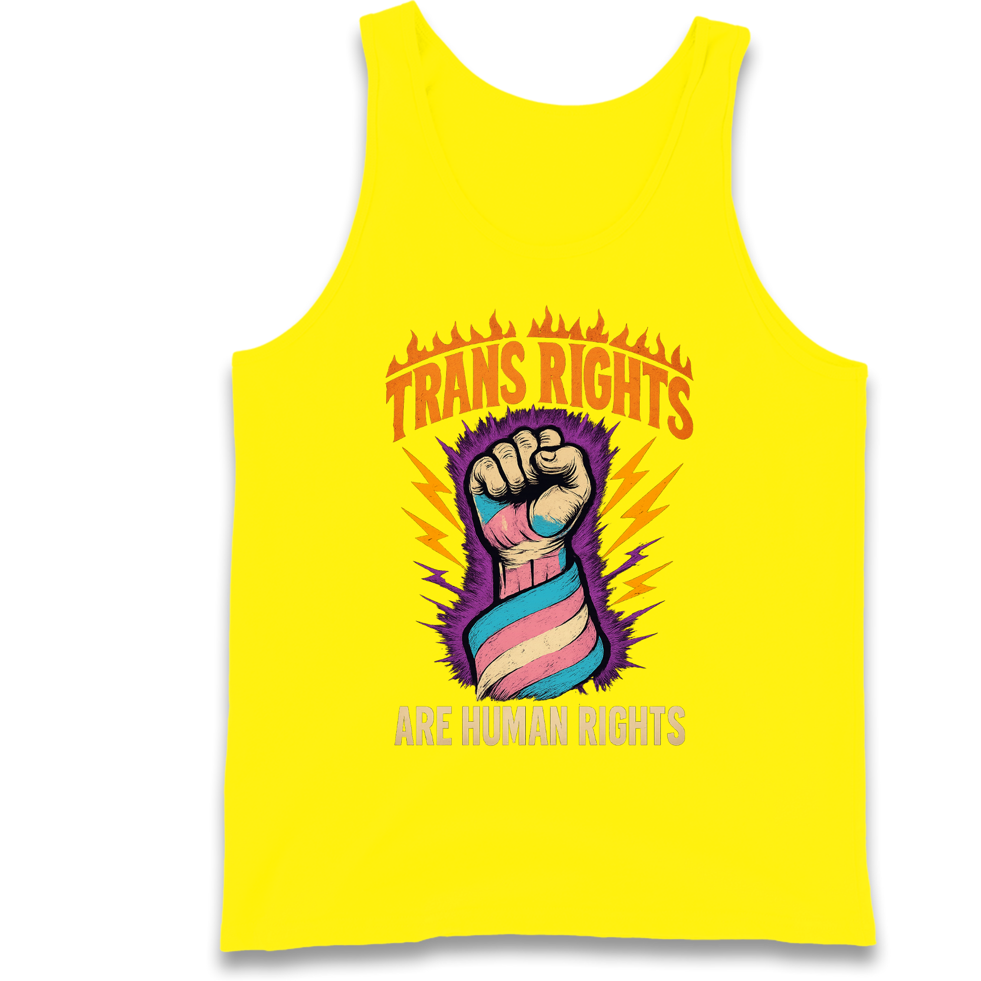 Trans Rights Are Human Rights Tank Top