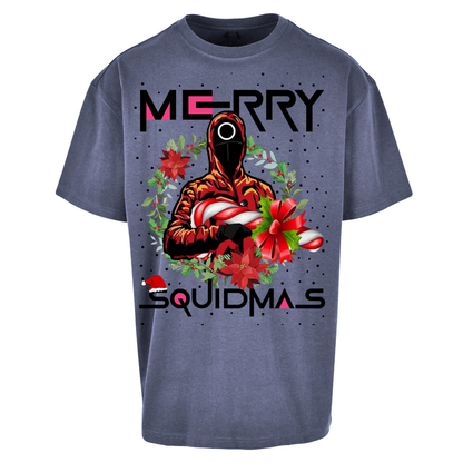 Merry Squid Games Oversized T Shirts