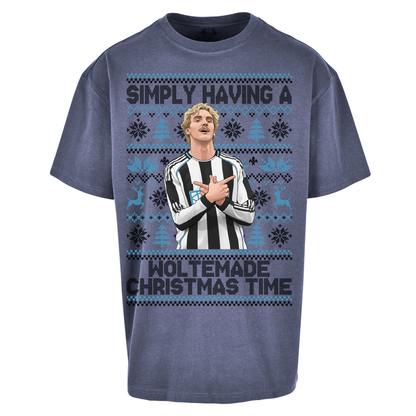 Newcastle united Christmas Oversized T Shirts