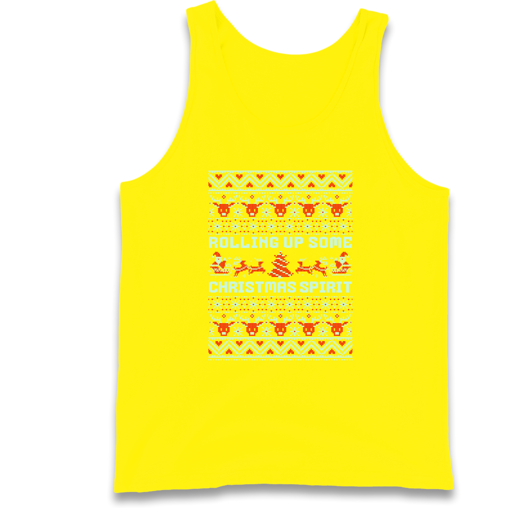 Rolling up Some Christmas Spirit Tank Top
