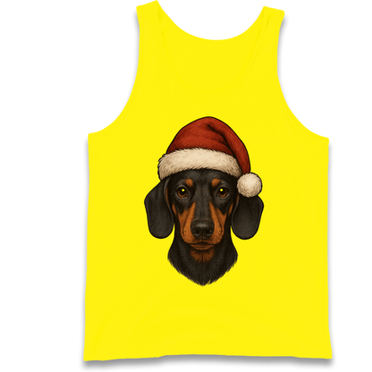 Sausage Dog Christmas Tank-Top