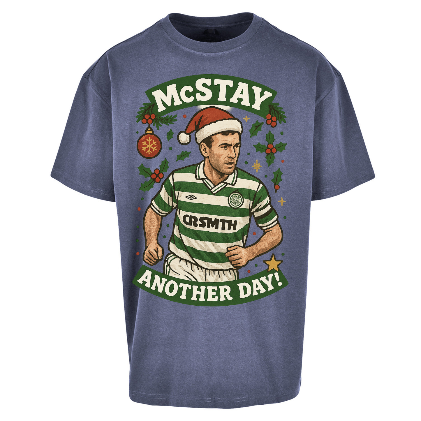 Paul McStay Celtic Christmas Oversized T Shirts