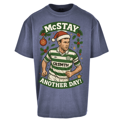 Paul McStay Celtic Christmas Oversized T Shirts