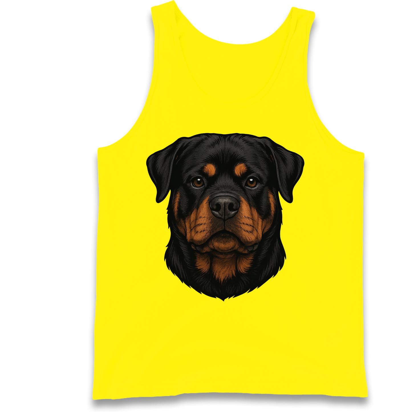 Rottweiler Face Tank Top