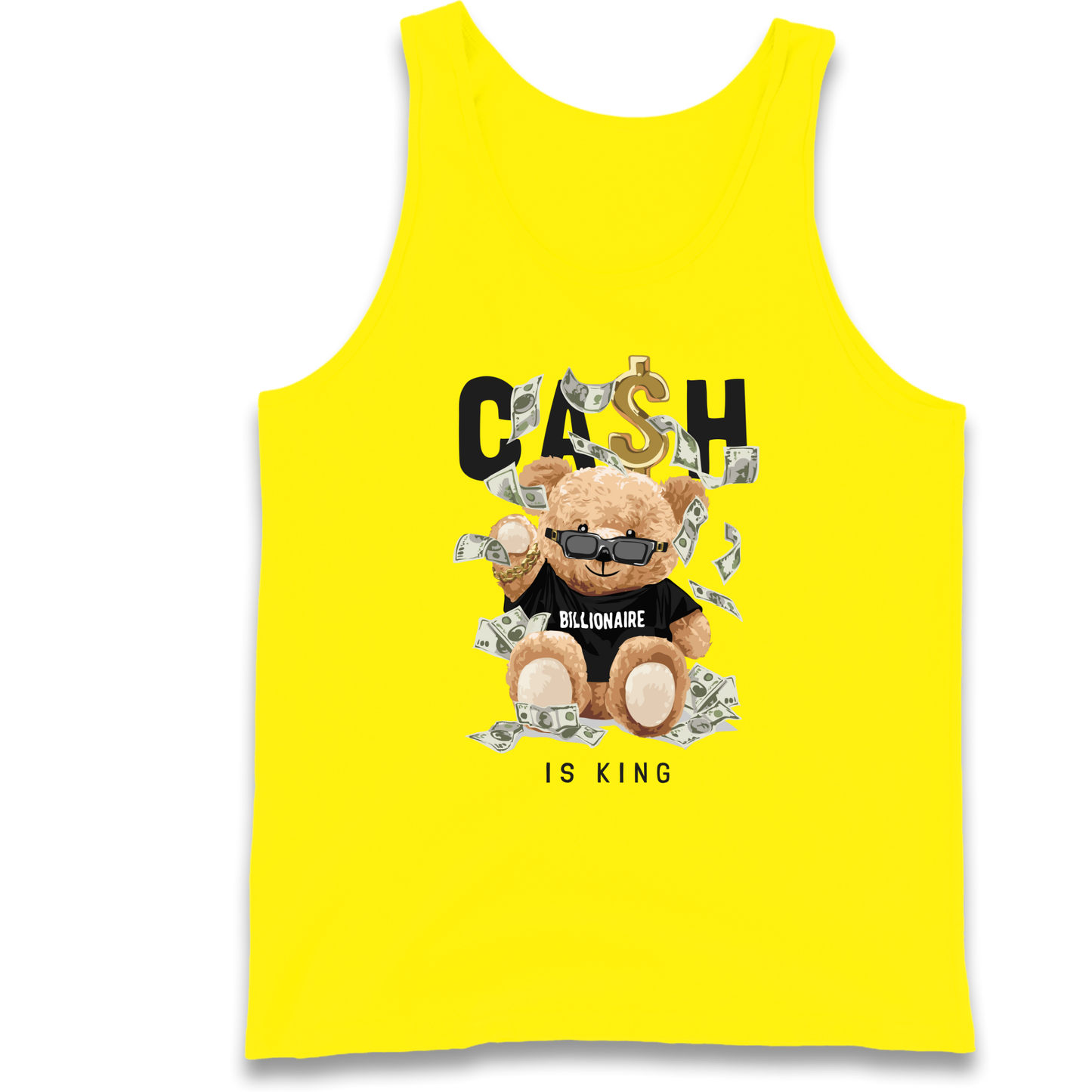 Teddy Bear Billionaire Streetwear Tank Top