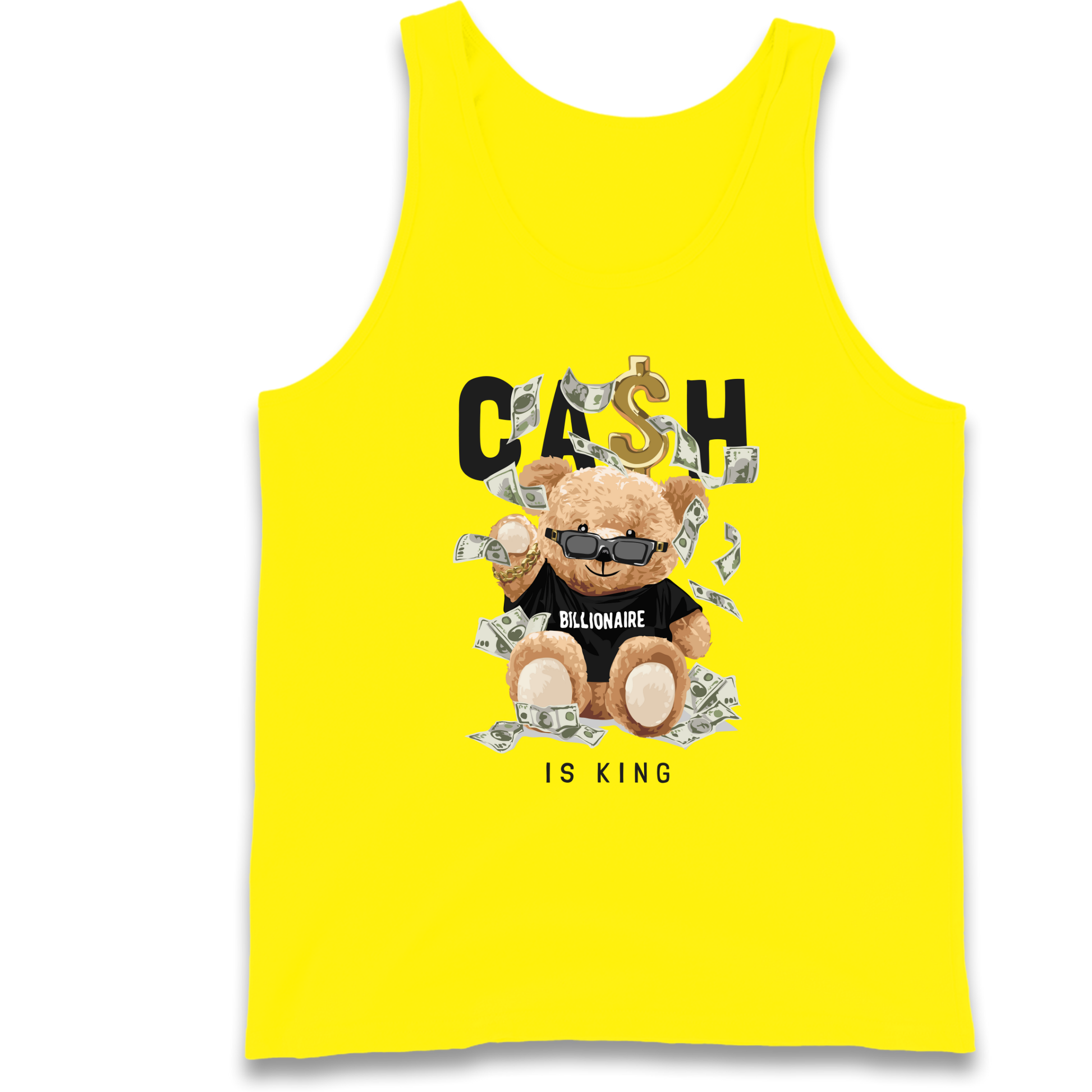 Teddy Bear Billionaire Streetwear Tank Top