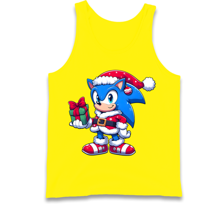 Sonic The Hedgehog Santa Tank Top