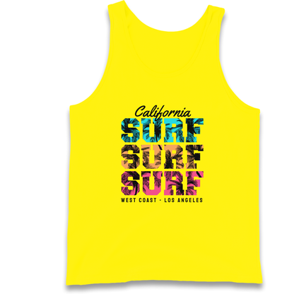 California Surf Surf Surf Tank Top