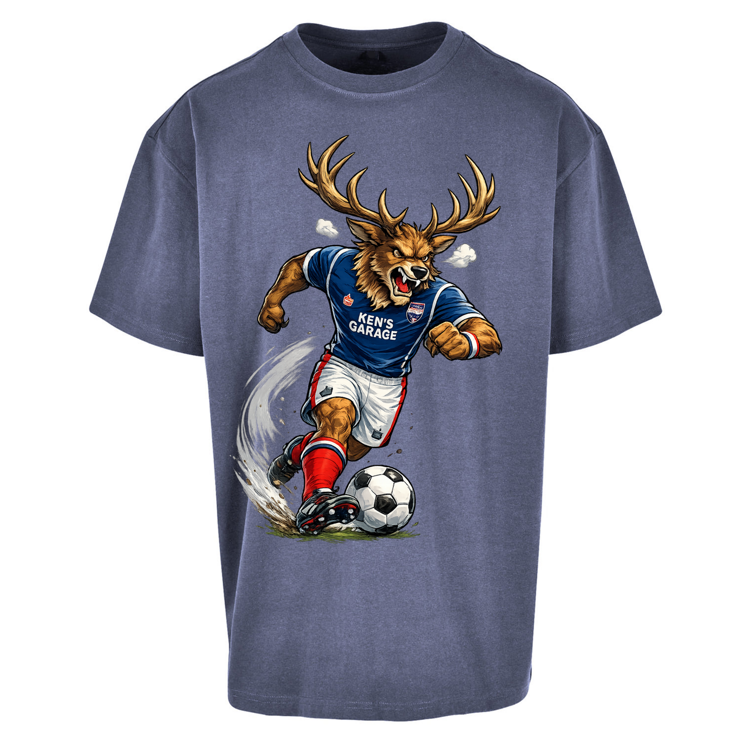 Classic Ross County 1991 Football Oversized T Shirts