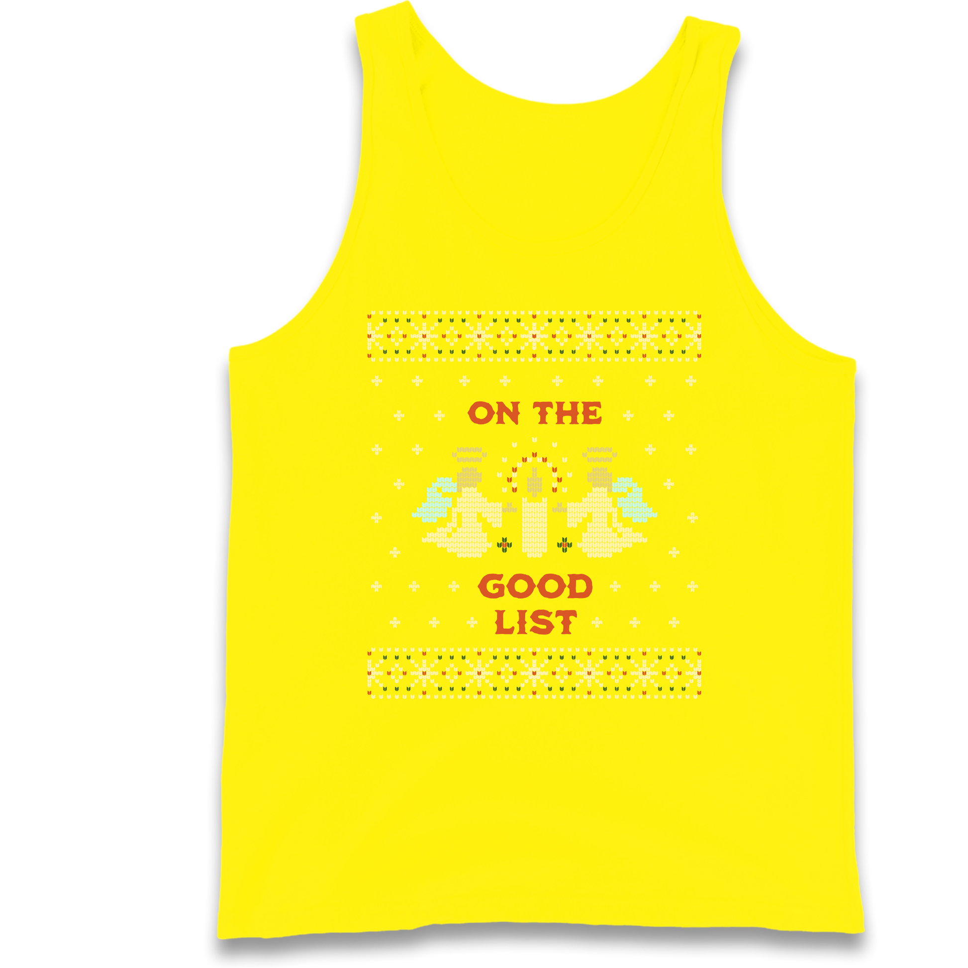 On The Good List Christmas Tank Top