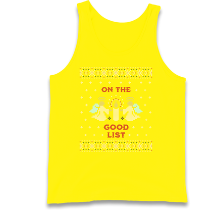 On The Good List Christmas Tank Top