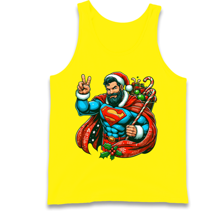 Superman Santa Tank Top