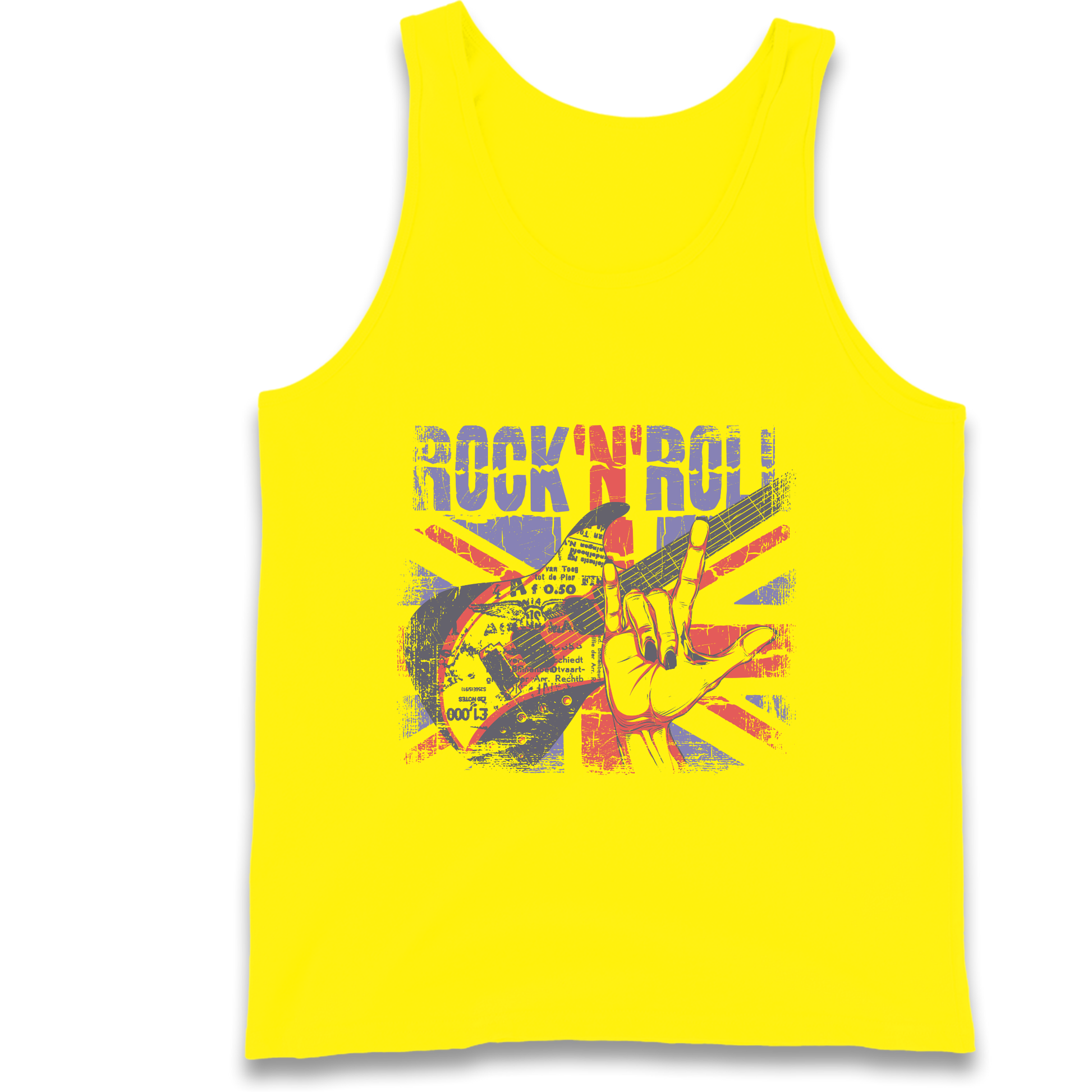 Rock N Roll Union Jack Tank Top