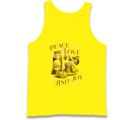 Peace Love And Joy Christmas Tank Top