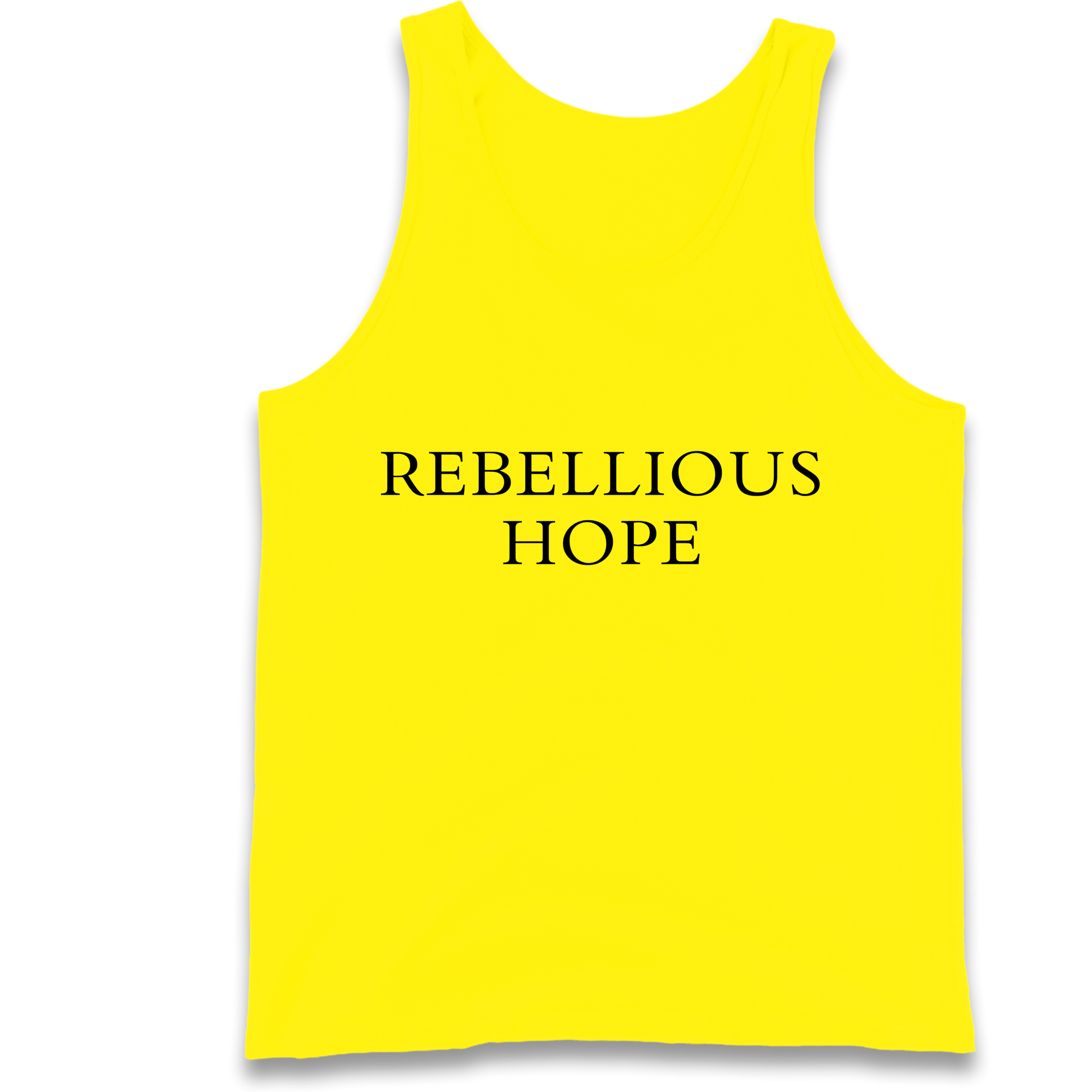 Rebellious Hope Embroidered Tank Top