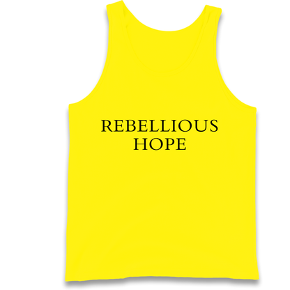 Rebellious Hope Embroidered Tank Top