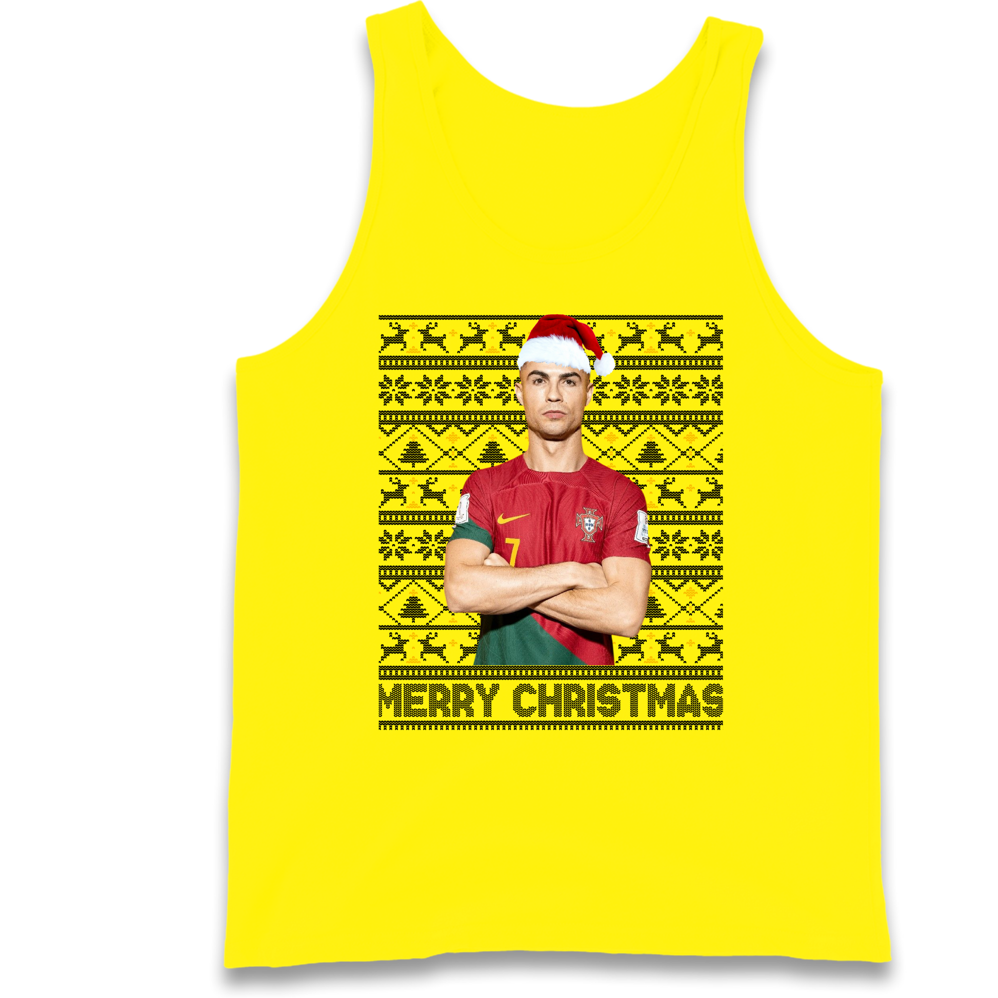 Merry Christmas Ronaldo Tank Top