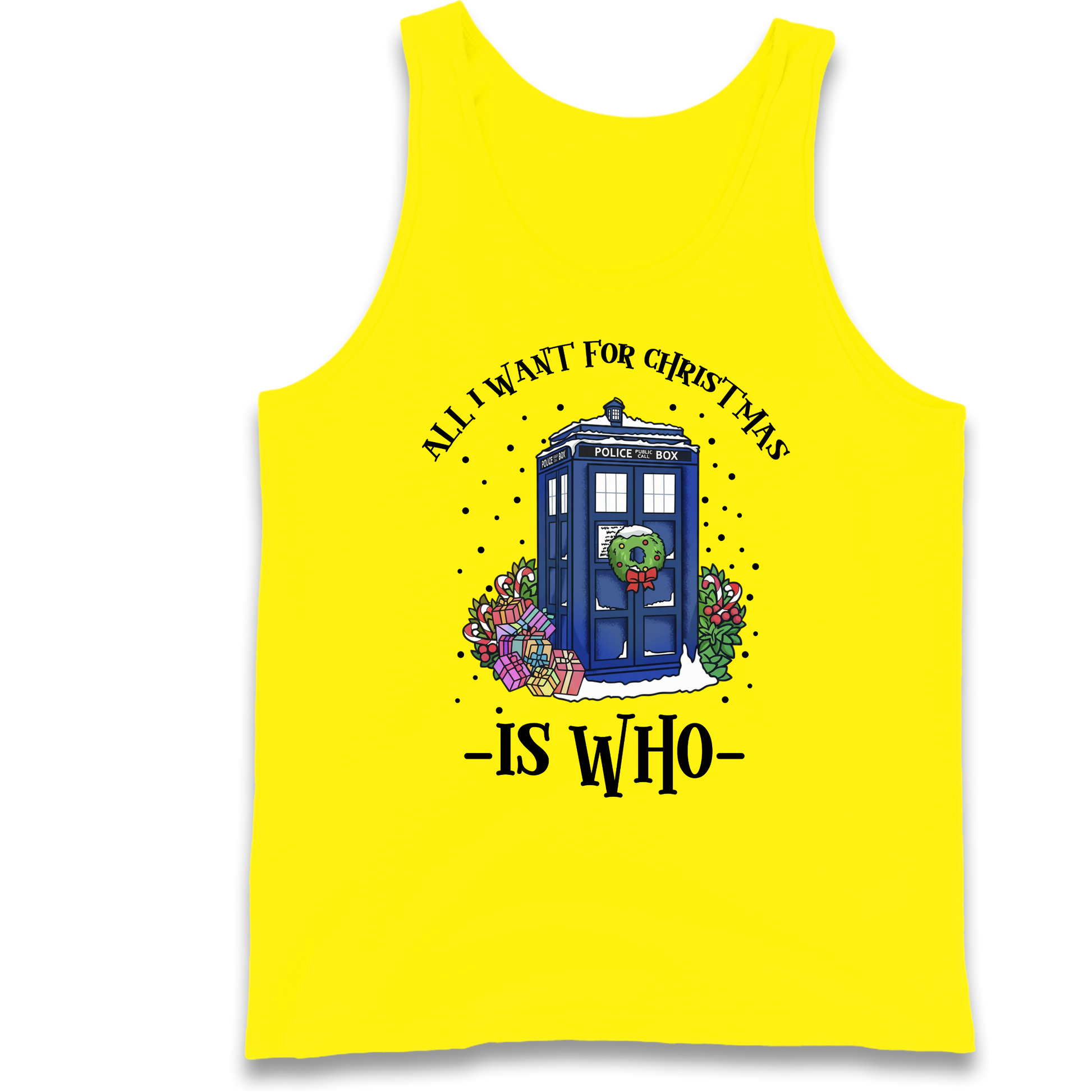 Dr Who Christmas Tank-Top
