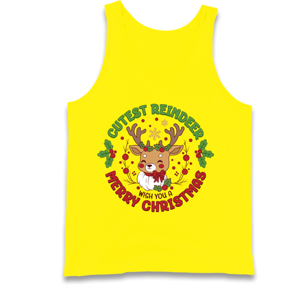 Cutest Reindeer Tank Top