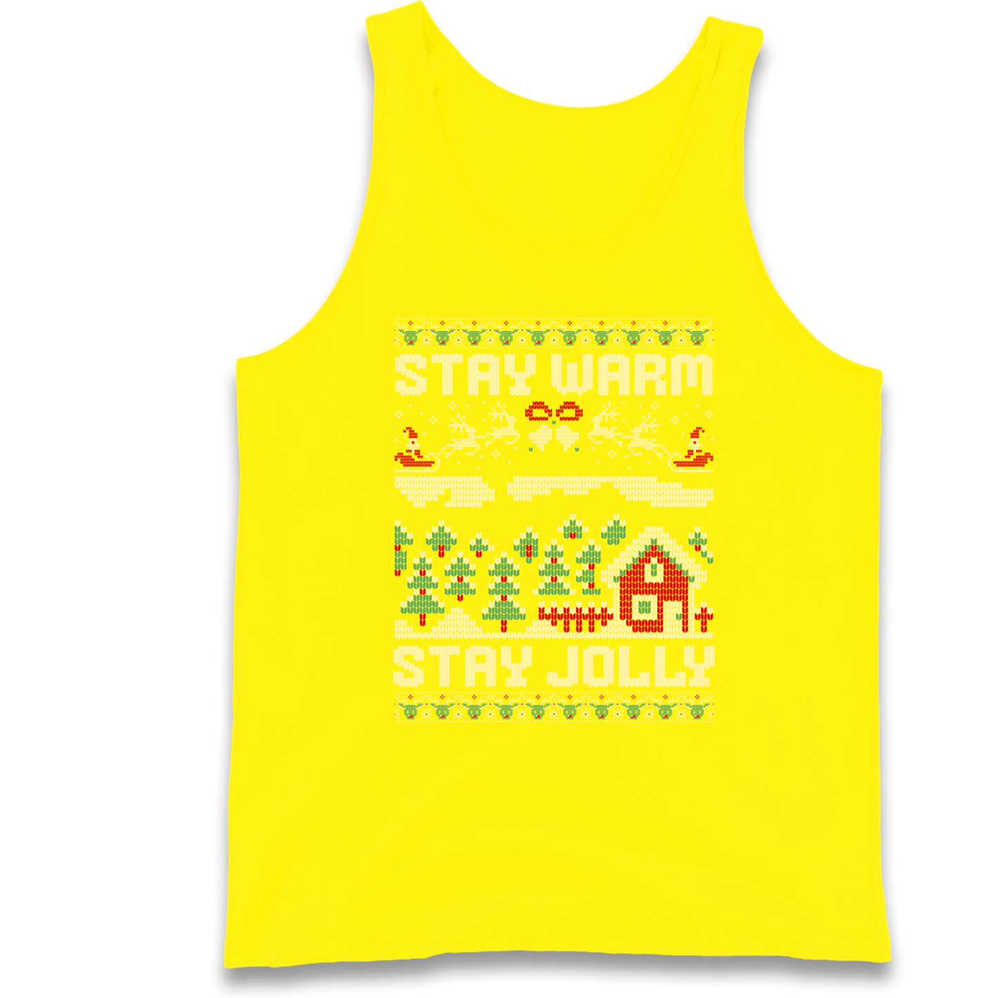 Stay Warm Stay Jolly Christmas Tank Top