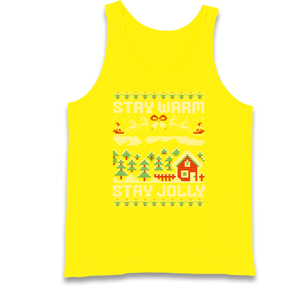 Stay Warm Stay Jolly Christmas Tank Top