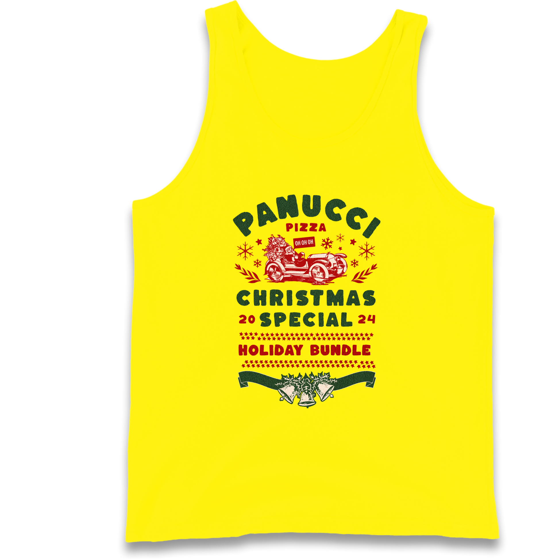 Panucci Pizza Christmas Special Christmas Tank Top