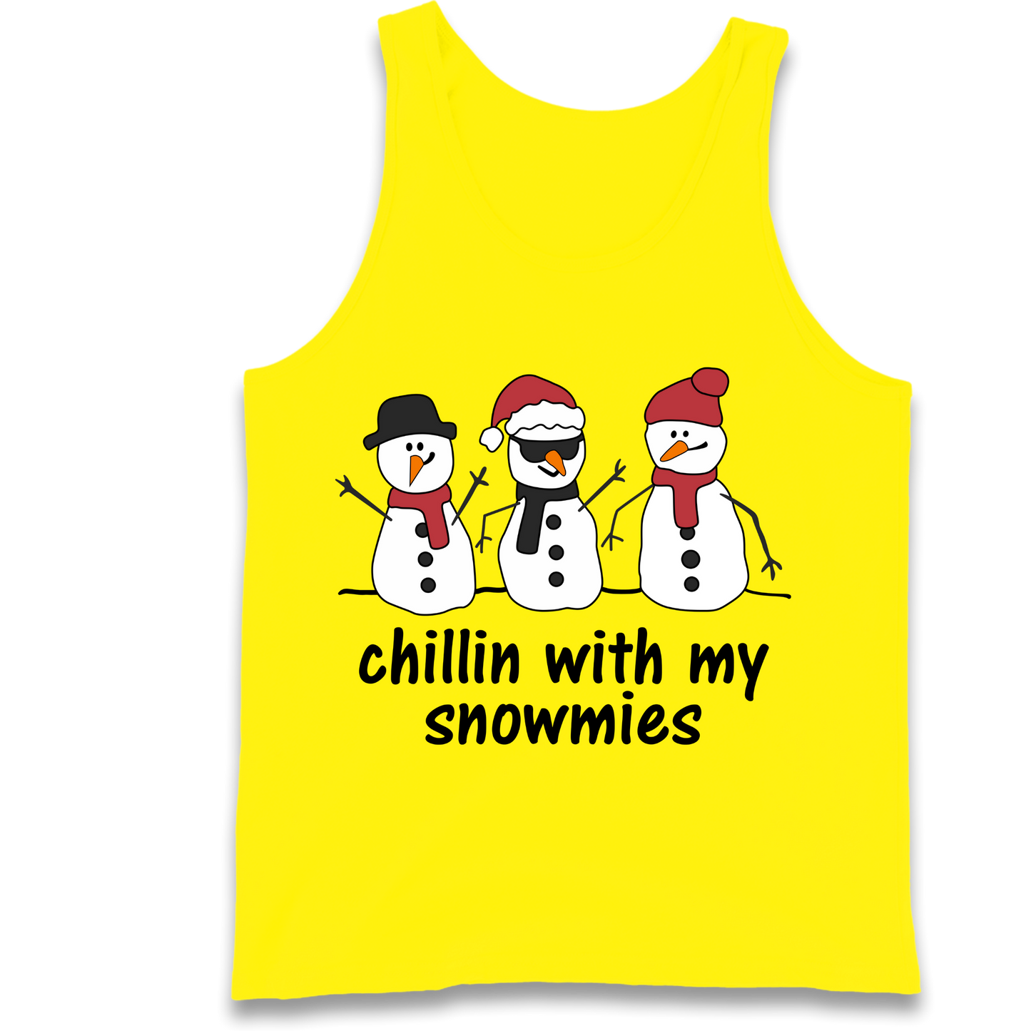 Chillin With My Snowmies Tank Top