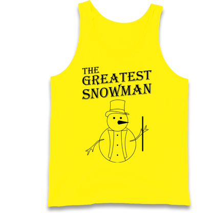 The Greatest Snowman Christmas Tank Top