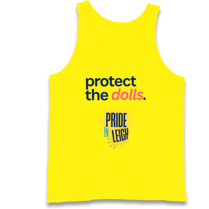 Protect The Dolls Slogan Tank Top