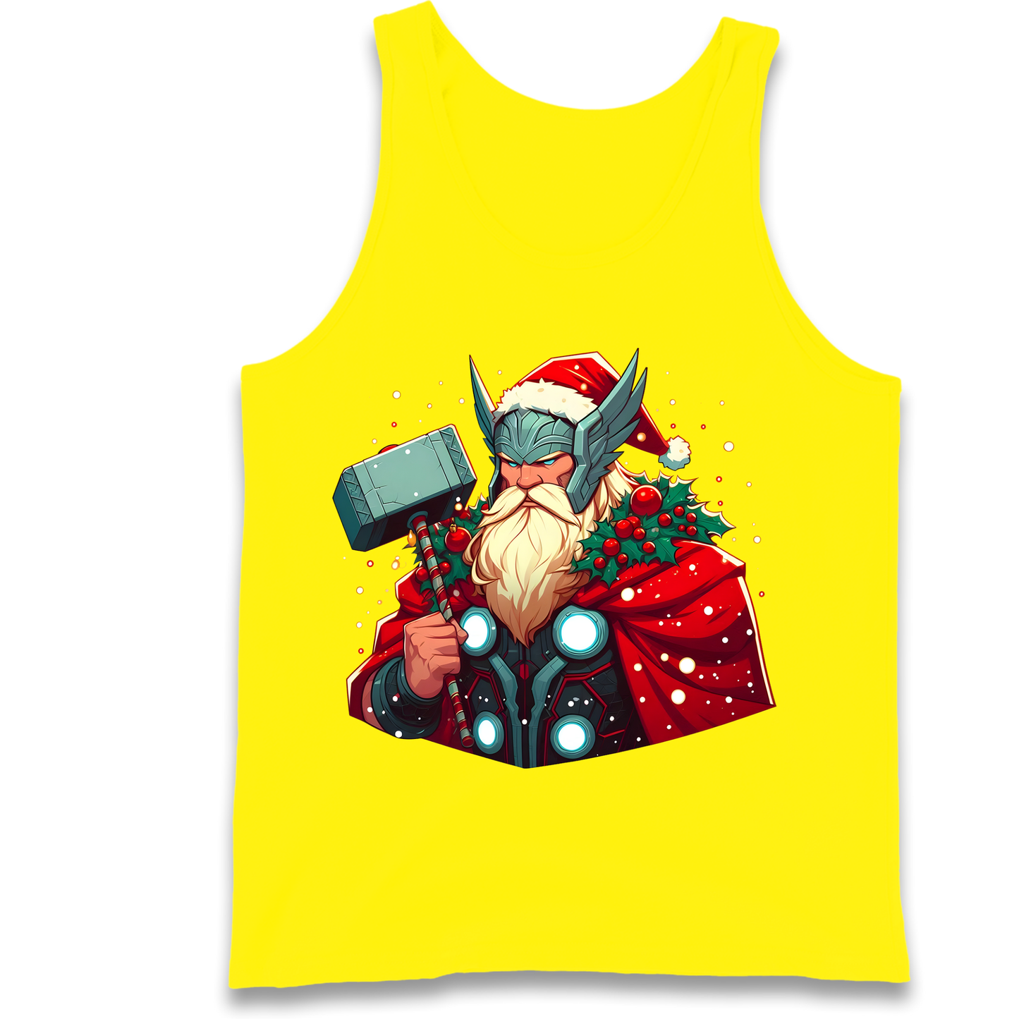 Viking Thor Santa Tank Top