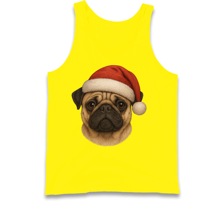 Pug Face Christmas Tank Top