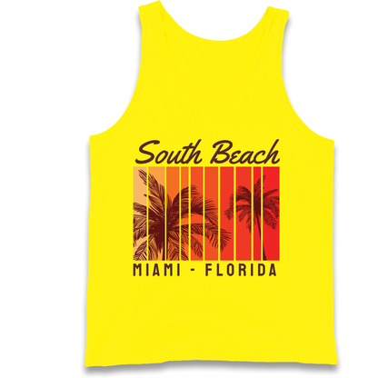 South Beach Miami Florida Tank Top