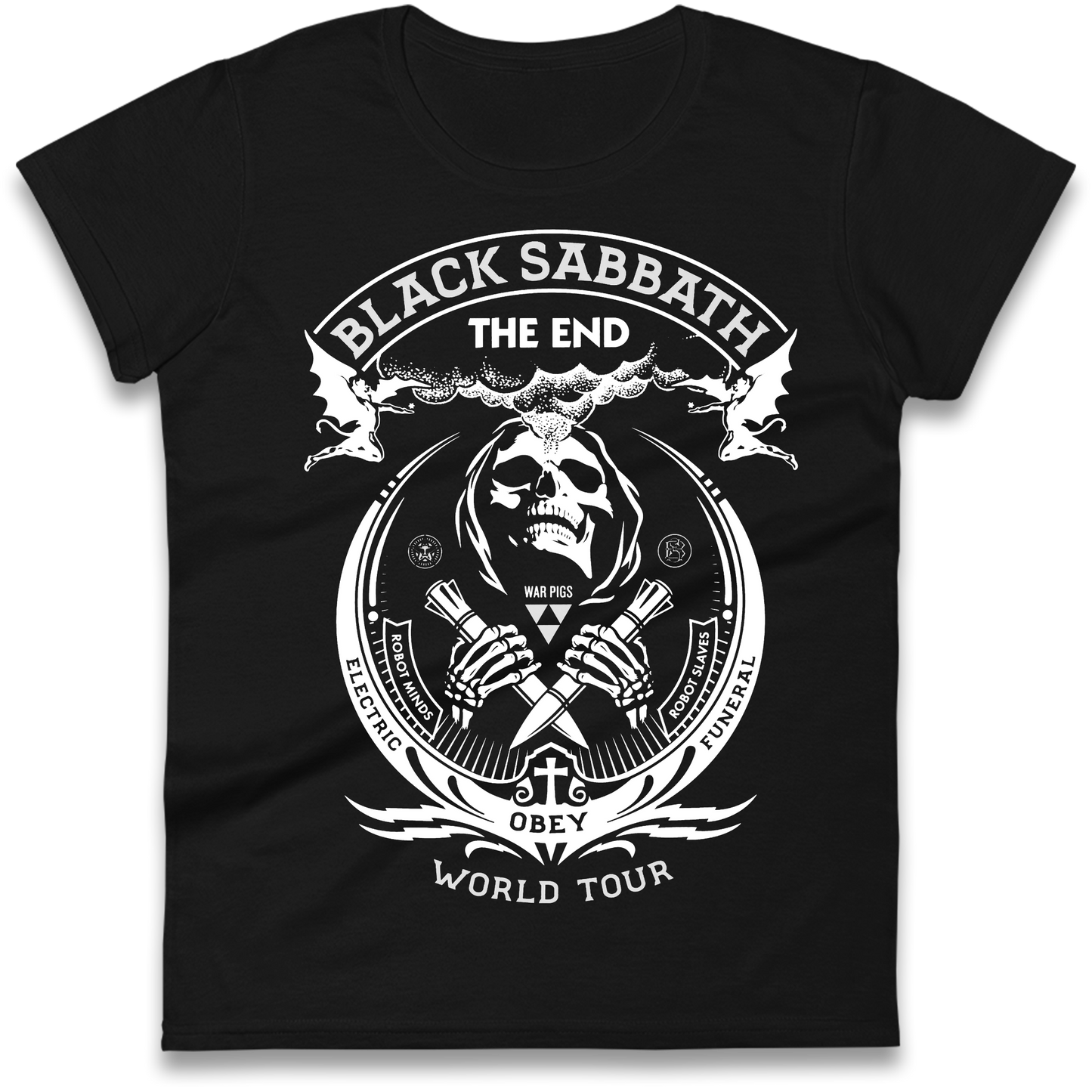 Black Sabbath The End World Tour Ladies Shirt