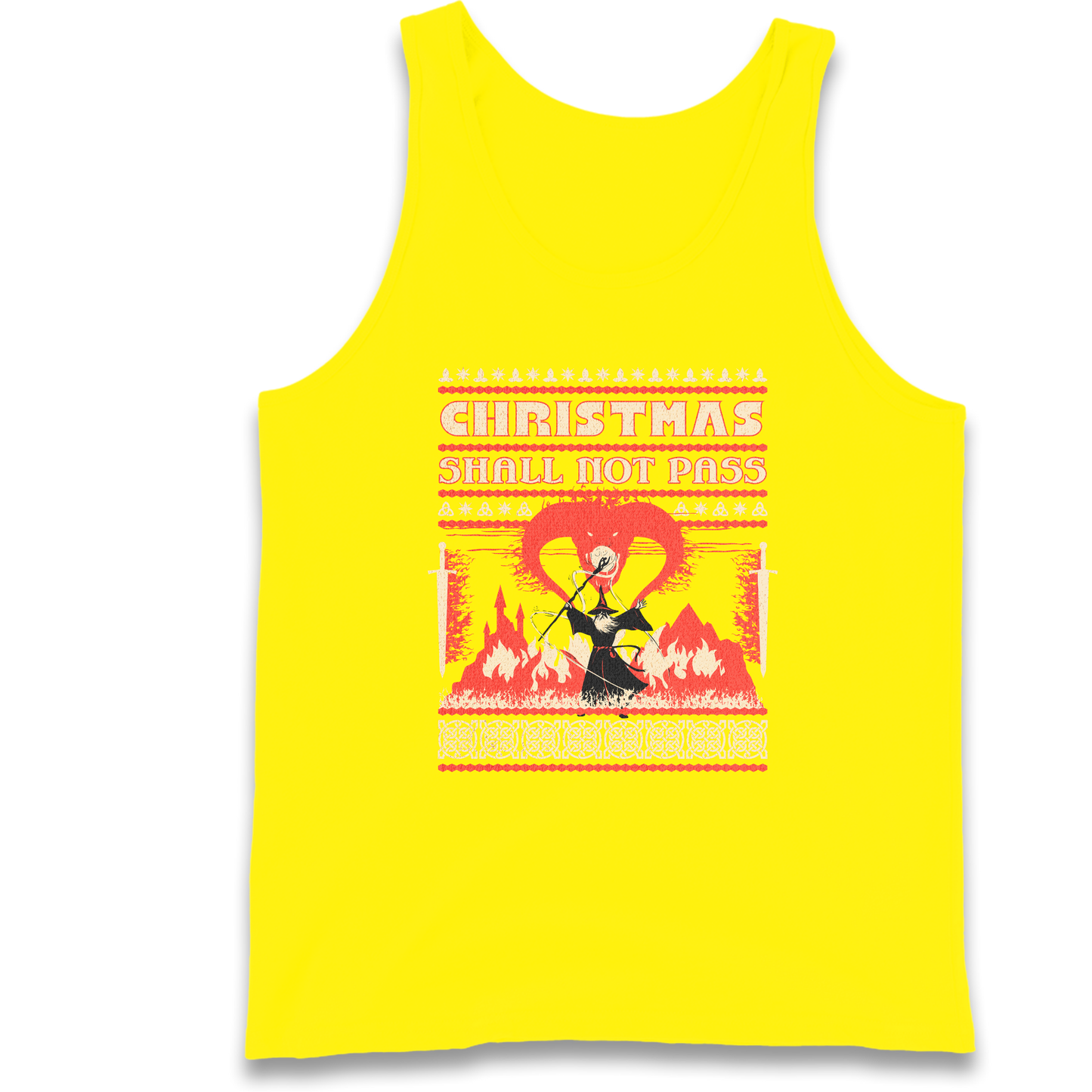 Christmas Shall Not Pass Tank Top