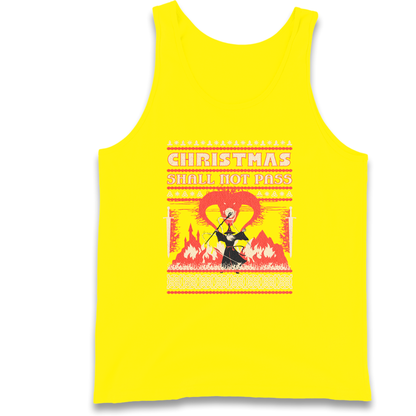 Christmas Shall Not Pass Tank Top