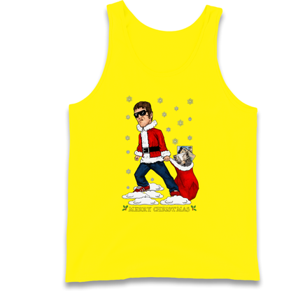 Liam Gallagher Christmas Santa Tank Top