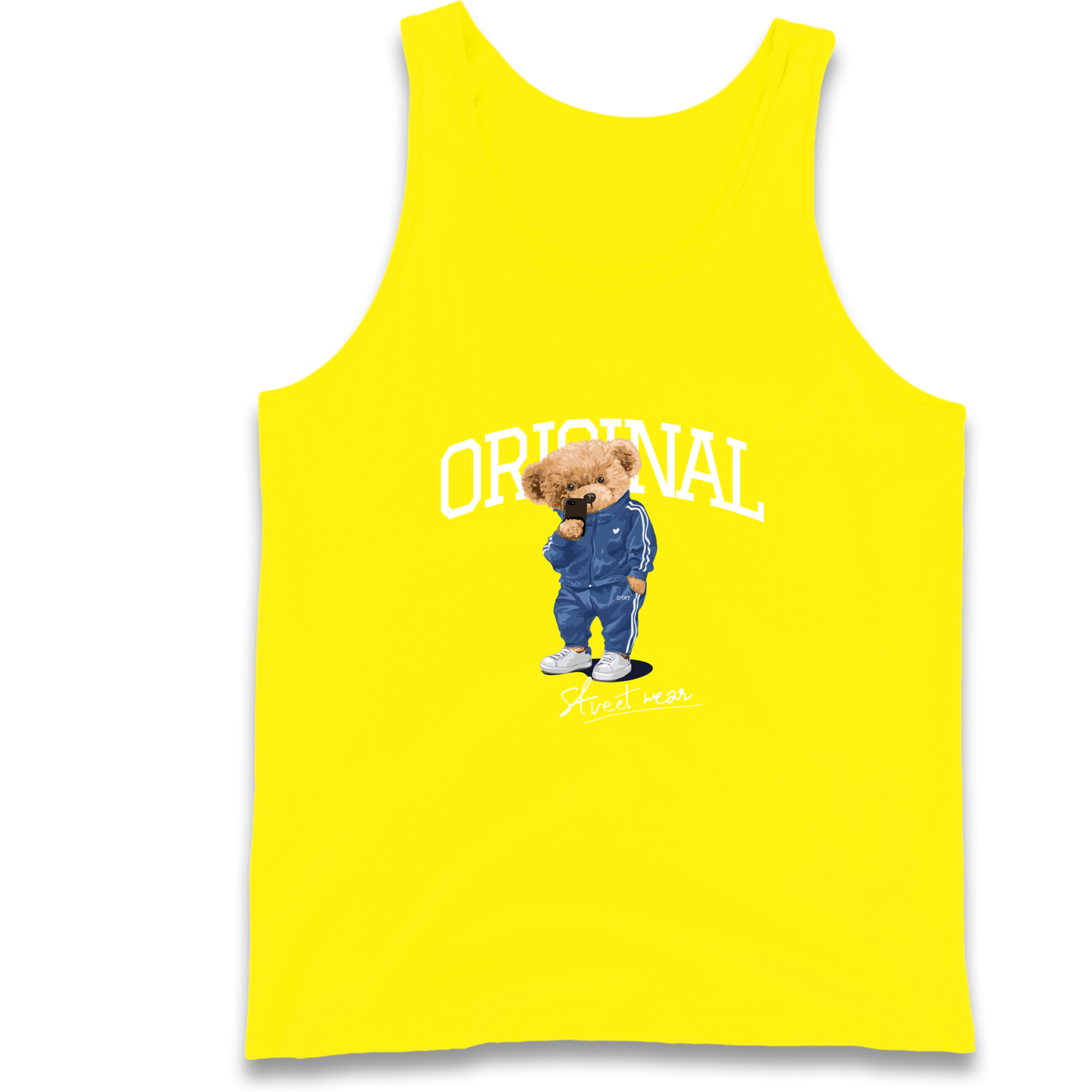Teddy Bear Original Streetwear Tank Top