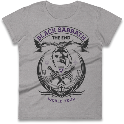 Black Sabbath The End World Tour Ladies Shirt