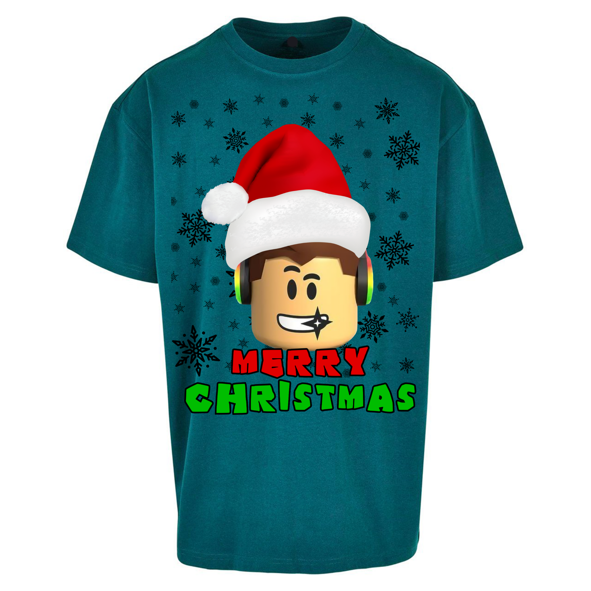 Roblox christmas Oversized T Shirts