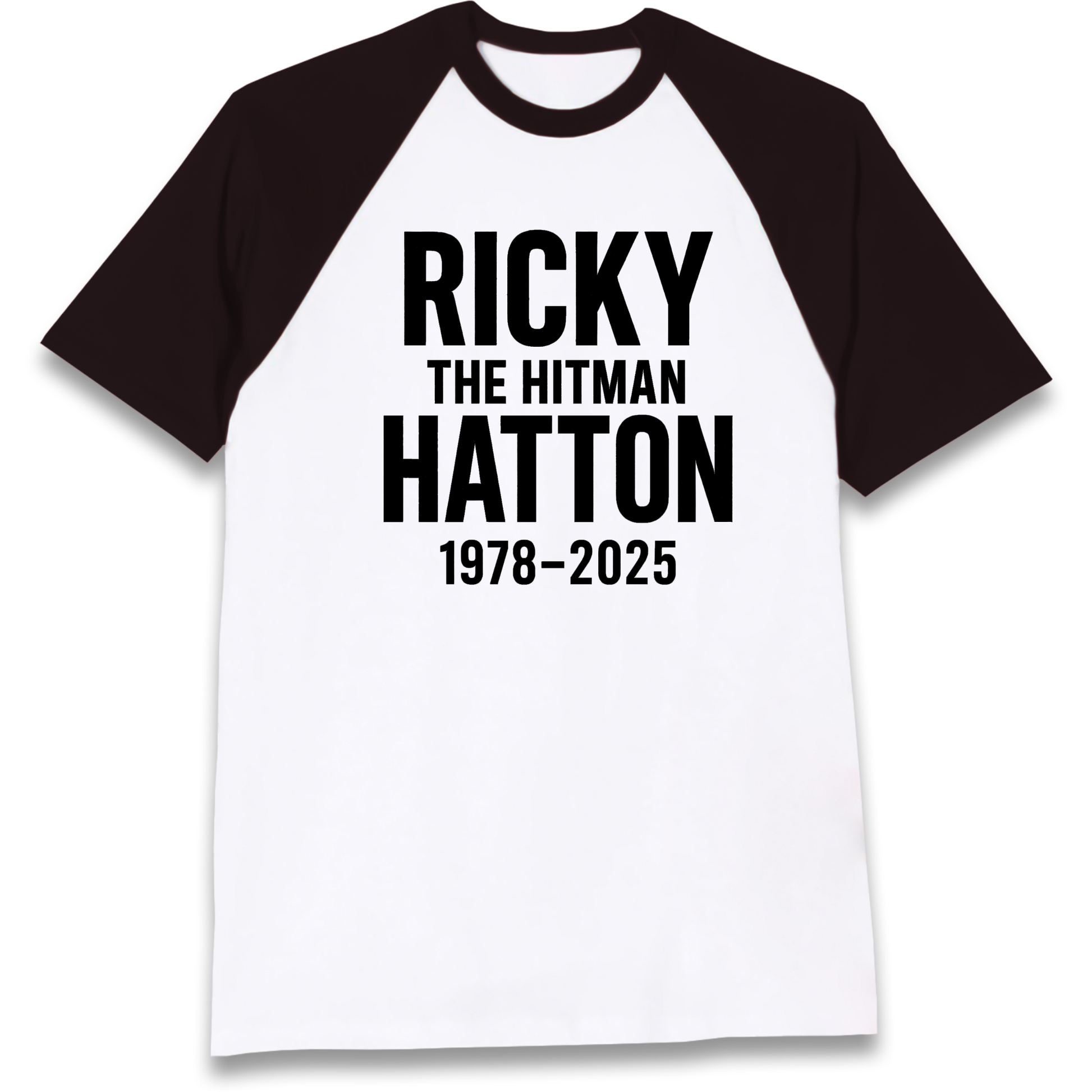 Ricky The Hitman Hatton 1978 2025 Raglan T Shirt