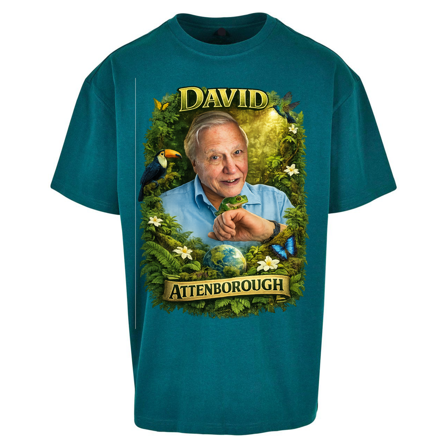 David Attenborough Oversized T Shirts