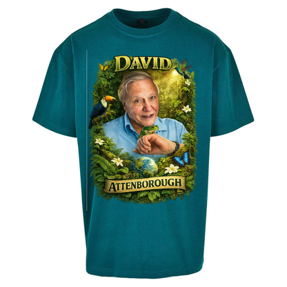 David Attenborough Oversized T Shirts