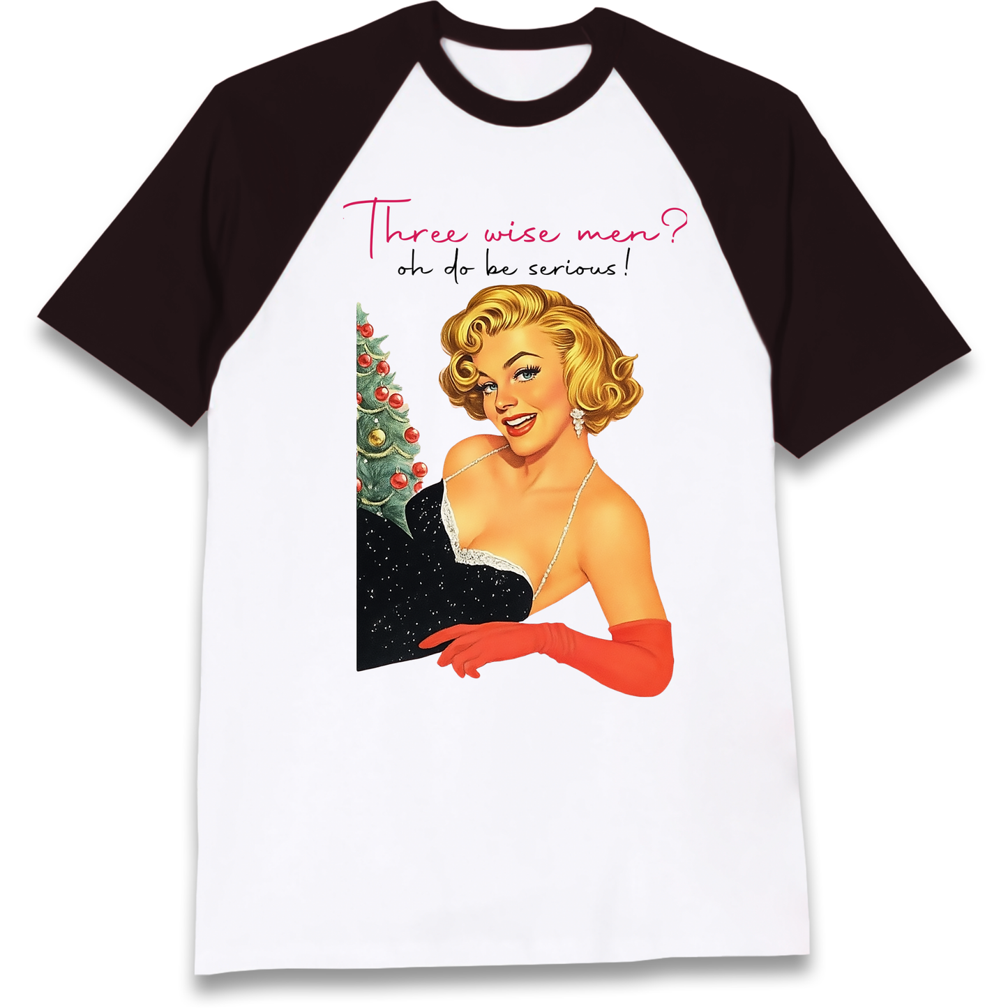 Three Wise Men Christmas Raglan T Shirt